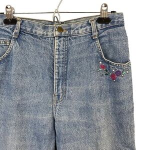 Vintage High Waisted Straight Leg Tapered Jeans Women’s M Light Blue Denim